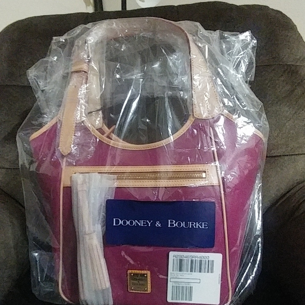 Dooney & Burke Saffiano Leather Shoulder
